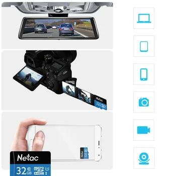 Netac 32GB Tālruņa Atmiņas Karte, Class 10 16GB TF Kartes Flash Micro SD atmiņas Karte 128 gb brīvas vietas Datu Uzglabāšanai 64GB lielu Ātrumu 80MB/S Viedtālrunis