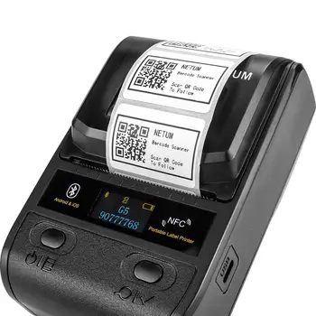 NETUM Bluetooth Siltuma etiķešu Printeri Mini Portatīvo 58mm Saņemšanas Printeri Maziem Mobilo Tālruni, Ipad, Android / iOS NT-G5