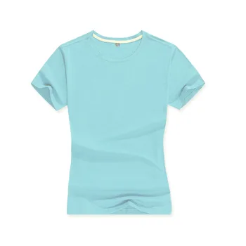 New Augstas kvalitātes vasarā karstā pārdošanas classic casual elpojoši sieviešu īsām piedurknēm T-krekls