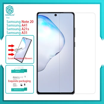 NILLKIN Jauki Anti-Sprādziena Screen Protector For Samsung Note20 A41 A21s A31 Accessaries Rūdīts Stikls