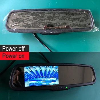 No. 1 Stiprinājuma 4.3 collu TFT LCD Auto HD Atpakaļskata Spogulis Monitors Nakts Redzamības Autostāvvieta Kameras Palīdzību System Monitor