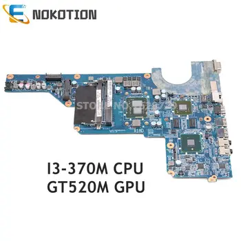 NOKOTION Portatīvo datoru Mātesplati Par HP Pavilion G4, G6 G7 I3-370M PROCESORS GT520M grafisko procesoru (GPU) 655985-001 DAR18DMB6D1 Mainboard