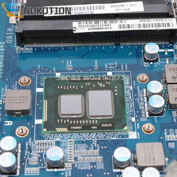 NOKOTION Portatīvo datoru Mātesplati Par HP Pavilion G4, G6 G7 I3-370M PROCESORS GT520M grafisko procesoru (GPU) 655985-001 DAR18DMB6D1 Mainboard