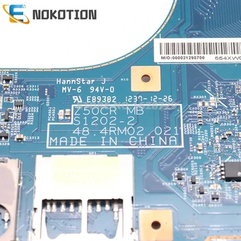 NOKOTION SONY VAIO SVE15 VPC-EH15EC Klēpjdators mātesplatē HD7600M HM76 DDR3 48.4RM02.021 MBX-266 A1902998A A1885198A Mainboard