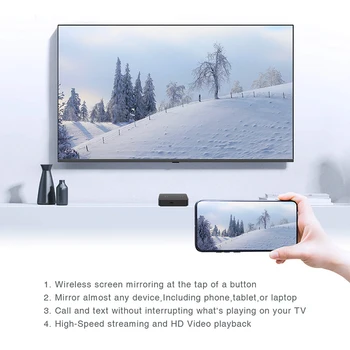 Noliktavā MINIX Jaunu NEO T5 TV KASTĒ Amlogic S905X2 2G 16.G Chromecast 4K Ultra HD Google Sertificēts Android TV 9.0 Pīrāgs Smart TV BOX