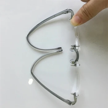 NONOR TR90 Lasīšanas Brilles bez apmales Vīriešiem, Sievietēm, Ultra-light Bezrāmju Lasīšanas Brilles Dimanta Griešanas Presbyopic Brilles 1.5 2.0