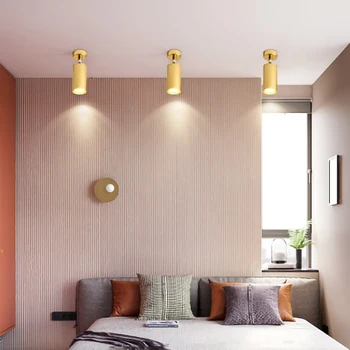 Nordic Uzmanības centrā LED sienas lampa, Griestu gaisma iekštelpu guļamistaba, dzīvojamā istaba Alumīnija sakausējuma apgaismojums brā koridora bēniņi armatūra
