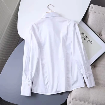 Northflow 2020. gadam blusas blūze cietā poplīns MD krekls mujer de moda kimono kaskādes blūzes plus lieluma sieviešu topi