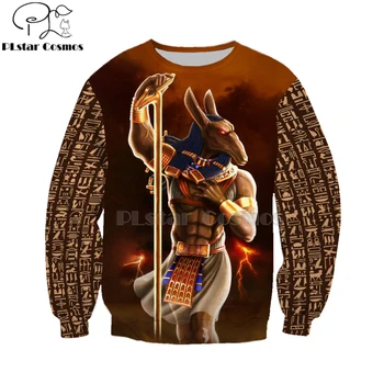 Noslēpumaina retro Horus, seno Ēģiptes dieviete Faraons totem 3d hoodies/sporta Krekls Ziemas rudens smieklīgi garām piedurknēm streetwear-28