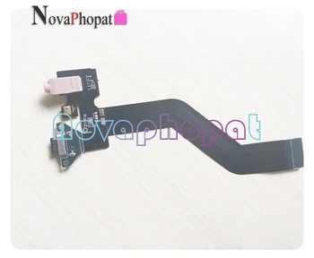 Novaphopat Labākais Meizu Pro 6 pro6 Micro USB Lādētāja Uzlādes Port Savienotājs Austiņu Ligzda Flex Kabelis, Mikrofons Mikrofons + Ceļa