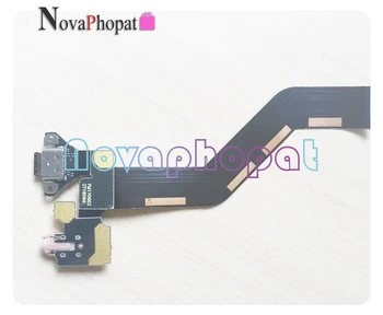 Novaphopat Labākais Meizu Pro 6 pro6 Micro USB Lādētāja Uzlādes Port Savienotājs Austiņu Ligzda Flex Kabelis, Mikrofons Mikrofons + Ceļa