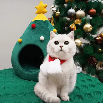 Noņemams Kaķis Gulta Māja Gulēšanas Ligzdas Kaķis Ziemas Siltas Gultas Spilvena Dīvāns Ziemassvētku Suņu Mājas Kaķi, Suns, Kaķis Grozu Cama Para