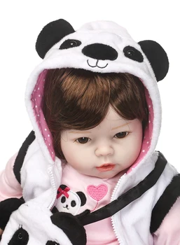 NPK Jaunu 50cm Silikona Atdzimis Super Baby Spilgti Toddler Bērnu Bonecas Mazulis Lelle Bebes Atdzimis Brinquedos Atdzimis Rotaļlietas Bērniem Dāvanu