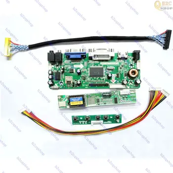 NT68676(HDMI+DVI+VGA+Audio), LCD monitora Ekrāna Kontrolieris Komplekts LTN170BT08 G01 1440X900