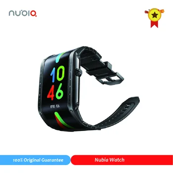 Nubia Smart Skatīties Elastīgiem AMOLED Ekrāns Mid-air, ar Žestiem 4G Mobilo sakaru Aicinot Andoid iOS Snapdragon WEAR2100 1GB RAM+8GB ROM