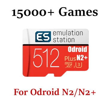 Odroid N2 512 GB Micro SD karte! Jūsu Odroid N2 N2+, Ora RetroArena v. 3.1.13 Ar Vairāk Nekā 14000 Spēles