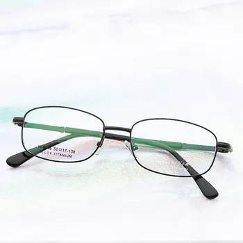OEYEYEO Jaunu Metāla Vienkārši Modes Briļļu ietvaru Vīriešiem Bieza Gold Plating Optisko Rāmis Sievietēm Eleganto Biznesu Brilles