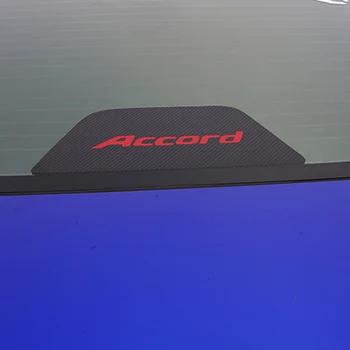 Oglekļa šķiedras Auto Bremžu Gaismas Dekoratīvā Vāciņa bremžu signāllukturi Uzlīmes Honda Accord 2018 2019 Modificēti piederumi
