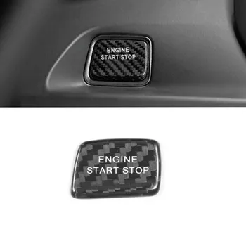 Oglekļa Šķiedras Motora Iedarbināšanas Pogu, Apdares Uzlīme Motora Spiediet Pogu Aizsardzības Vāks Chevrolet Corvette C7 2016-19