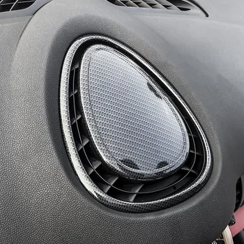 Oglekļa Šķiedras Raksts, Auto Paneļa Gaisa Ventilācijas Izvads Apdares Uzlīme Vāks Mini Cooper Uzdzīvotājs F54 F55 F56 Optiskā Melna
