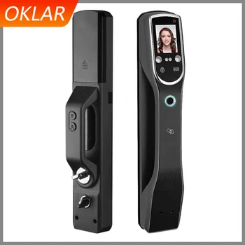 OKLAR Smart Sejas atpazīšana Durvju Bloķēšanas Drošības kameras monitors Saprātīga Bloķēšanas Biometrijas Elektronisko pirkstu Nospiedumu Durvju Slēdzene