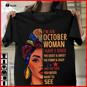 Oktobrī Dzimšanas dienas Dāvanas es esmu oktobris Sieviešu Meitene T-Krekls Atdzist Dāvanas JAUNAS
