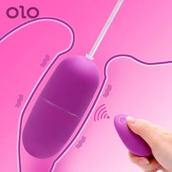 OLO 20 Ātruma G-Spot Massager Vibrējošais Ola Klitora Stimulators Seksa Rotaļlietas Sievietēm Spēcīgs Bullet Vibrators, Tālvadības