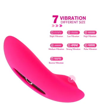 OLO 7 Ātrumi Konfektes Klitora Masāža Valkājamas Biksītes Vibrējošais Ola LIETOTNI Smart Vibrators Bezvadu Kontroles G Spot Vibrators