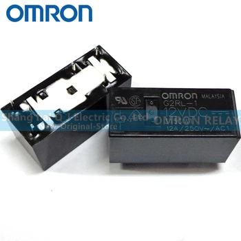 OMRON RELEJS G2RL-1 12VDC G2RL-1 24VDC G2RL-1 12V 24V 12A Pavisam jaunu un oriģinālu relejs