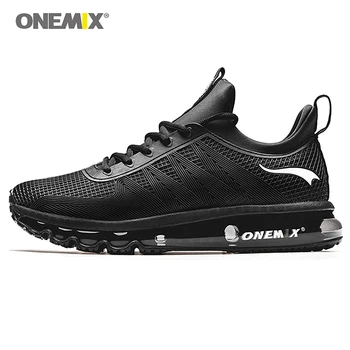 ONEMIX Gaismas Čības Mīksto Microfiber Ādas Sporta Kurpes chaussures de homme sport Āra Vīrietis Skriešanas Čības Unisex Gadījuma
