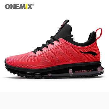 ONEMIX Gaismas Čības Mīksto Microfiber Ādas Sporta Kurpes chaussures de homme sport Āra Vīrietis Skriešanas Čības Unisex Gadījuma