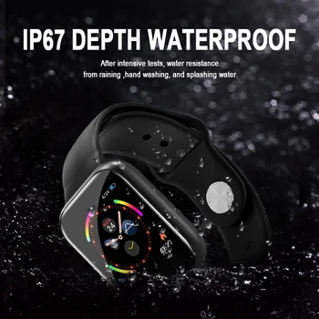 ONEMIX Smart skatīties IP68 ūdensnecaurlaidīga smart skatīties Dinamisku sirdsdarbība, asins spiediena monitoru, iPhone, Android Sporta Veselības skatīties