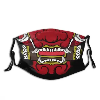 Oni Maska Japāņu Modes Maskas Tetovējums Oni Tengu Hanya Hannya Šausmu Tradīciju Dekoratīvas Suvenīru Dēmons Elles
