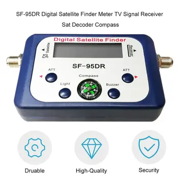 Onleny Ciparu Satelītu Meklētājs SF-95DR Metru Satlink Receptoru TV Signāla Uztvērēju Sat Dekoderi DVB-T2 Satfinder