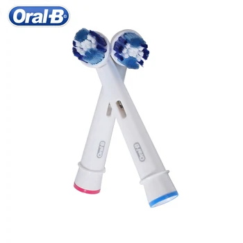 Oral B Nomaināma Birste, Galvas EB20 Precision Clean 2 Vai 4 Galvas Gumija Aprūpes Ikdienas Zobu Aplikuma Noņemšana Pieaugušajiem Zobi Traipus