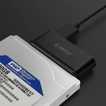Orico 20UTS USB 3.0 SATA 6Gbps UASP 2.5 collu HDD, SSD Ārējo Cieto Disku Adapteri Pārveidotājs Kabelis 2.5 collu Cietais Disks SSD diska Adapteri,