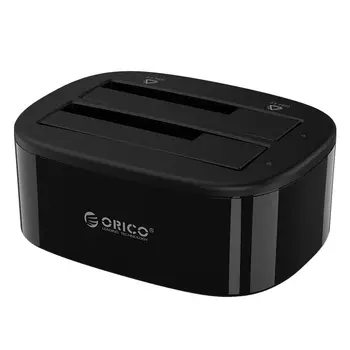 ORICO 6228US3 3.5 Collu Dual Bay USB 3.0 Sata Hdd, Ssd Gadījumā dokstacija Cieto Disku Rīku Bezmaksas Aparāts 16TB PC(ASV Spraudnis