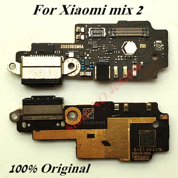 Oriģinālais USB ports uzlādes doks Flex kabelis Xiaomi SAJAUC 2 mi maisījums 2 Lādētāja kontaktdakšu modulis ar mikrofonu valdes Rezerves daļas