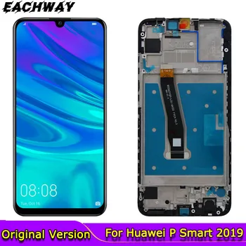 Oriģinālo Displeju Huawei P Smart 2019 LCD Displejs Digitizer Touch Screen LCD Displejs POT-LX1 L21 LX3 Repairment P Smart 2019