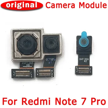 Oriģinālo Priekšējo un Aizmugurējo Aizmugurējo Kameru Xiaomi Redmi 7. Piezīme Pro Galvenās Saskaras Kameras Modulis Flex Cable Rezerves Rezerves Daļas