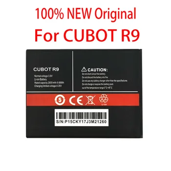 Oriģināls 2600mAh CUBOT R9 Akumulatoru CUBOT R9 Mobilo Tālruni Noliktavā Jaunāko Ražošanas Augstas Kvalitātes Akumulatora+Izsekošanas Numuru