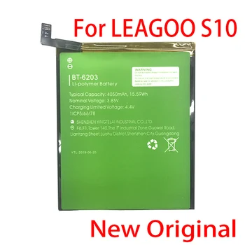 Oriģināls 4050mAh BT-6203 Akumulatoru LEAGOO S10 Mobilo Tālruni Noliktavā Augstas Kvalitātes +Izsekošanas Kods