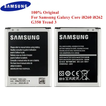 Oriģināls Akumulators B150AE B150AC Samsung Galaxy Core i8260 i8262 i8060 G3502 G3508 G3509 SM-G350 G350E 1800mAh