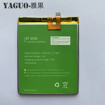 Oriģināls Augstas Kvalitātes Akumulatoru 3200mAh Akumulatoru LEAGOO Jauda 2 Power2 BT-5006 BT5006 BT 5006 Akumulatora Batterie Batteria