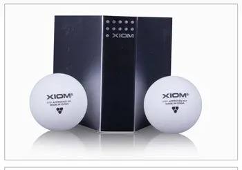 ORIĢINĀLS Augstas Kvalitātes XIOM 3 Zvaigžņu 40+ POLI Bezšuvju Ball Galda Tenisa bumbiņu / ping pong balle 2boxes/daudz 12pcs Bezmaksas Piegāde