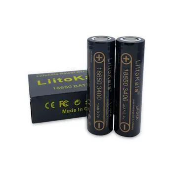 Oriģināls Jaunu liitokala Lii-34A par 3,7 v 18650 akumulatoru 34a 3400mAh uzlādējams akumulators MP3/ lampiņu / lukturi / spuldzes