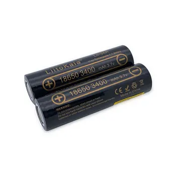 Oriģināls Jaunu liitokala Lii-34A par 3,7 v 18650 akumulatoru 34a 3400mAh uzlādējams akumulators MP3/ lampiņu / lukturi / spuldzes