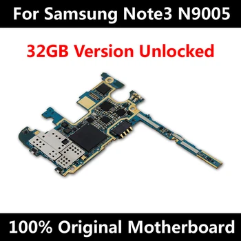 Oriģināls Mātesplati Par Samsung 3. Piezīme N9005 32GB Eiropā Versija Mainboard Ar Šķeldu IMEI Laba darba loģika valde