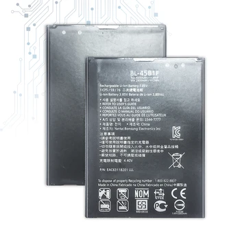 Oriģināls par LG BL-45B1F Akumulatoru LG V10 H961N F600 H900 H901 VS990 H968 BL45B1F 3000mAh