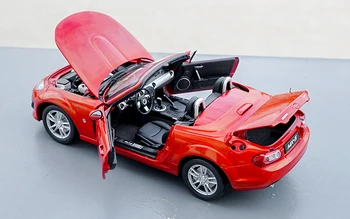 Oriģināls Rūpnīcas Kolekcionējamus 1/18 Mazda MX-5 MX 5 Roadster Lējumiem Metāla Klasisks Rotaļu Automašīnu Modeļi Dāvanu Kolekcija